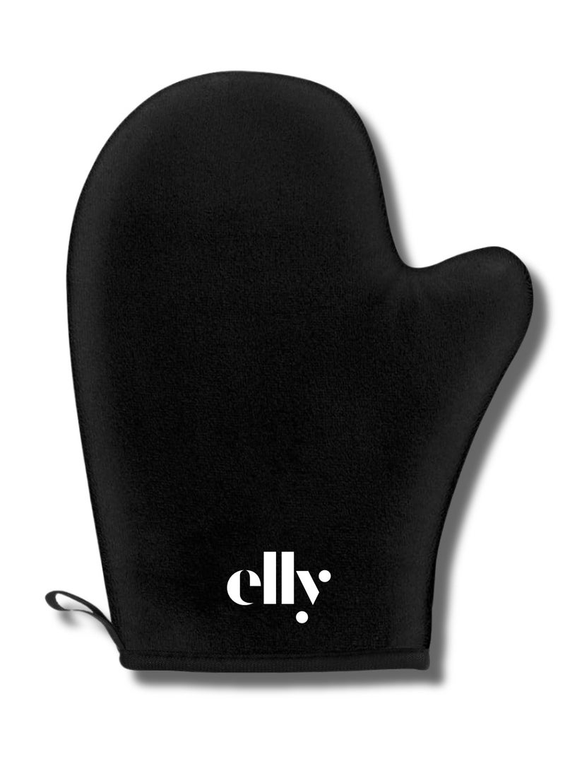 Elly St.Tropez Express Lotion Self Tan and ELLY Premium application and exfoliating gloves. Women and men - Image 2