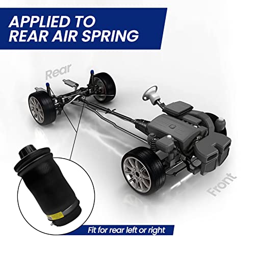 KEIYSHOLCK 2Pcs Rear Air Spring Suspension Compatible with 2007-2019 Benz W164 X164 GL320 GL350 GL450 GLE350 GLE450 AMG GLS450 ML320 ML350 ML450 1643201025 1643200725 1663200325 - Image 3
