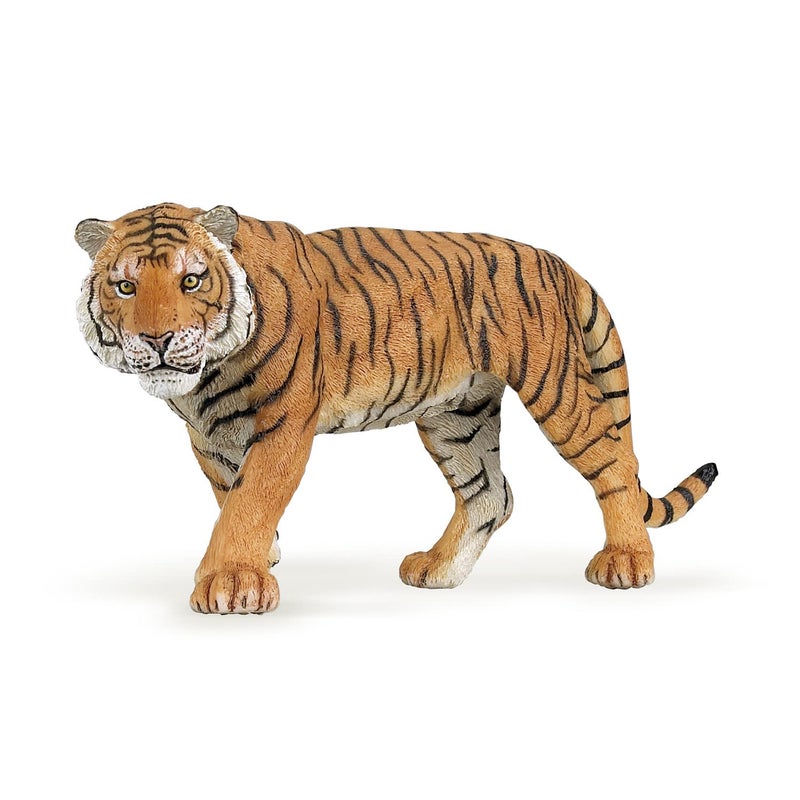 Papo - Tiger - Realistic Figurine - for Ages 3+ - Wild Animal Kingdom Collection - Hand Painted - Highly Detailed - Durable and Educational - Gift Idea - Collectable - Tiger Figurine - Wild cat Model - Image 1