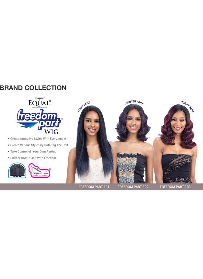 Freetress - Freedom Part 101 (1B Off Black) Freetress Equal Synthetic Full Wig - Image 1