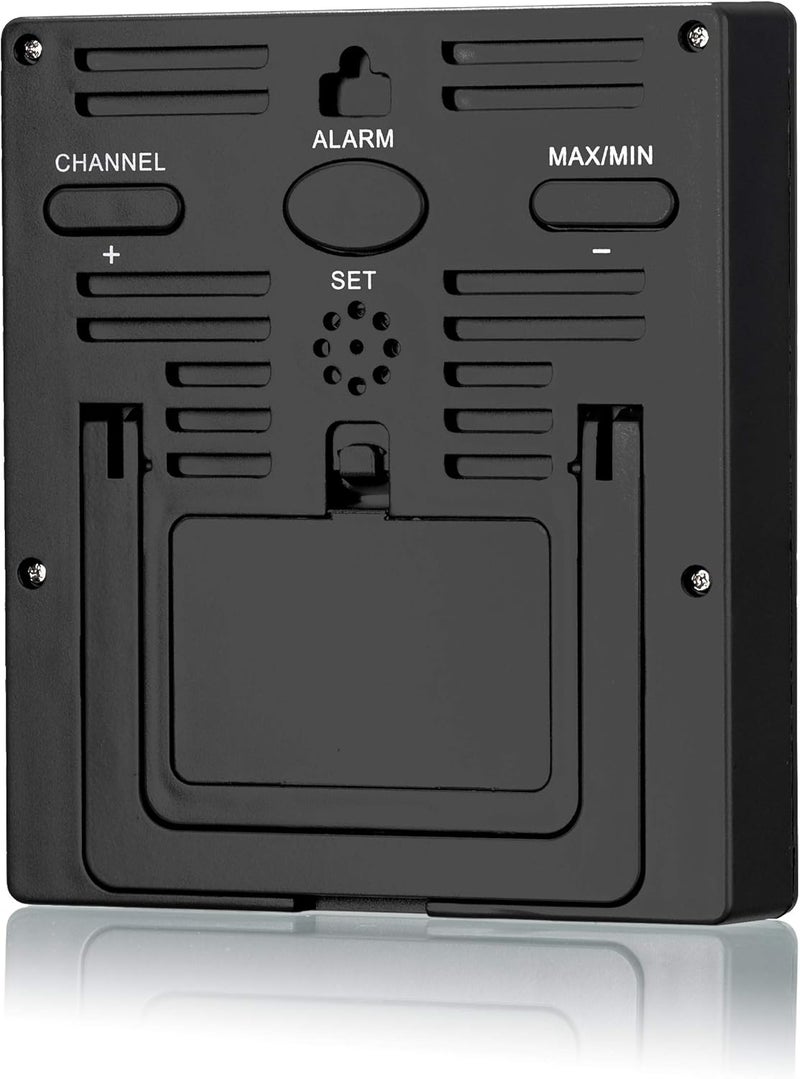 BRESSER Temperature Station Weather Station Temeo Quadro Thermometer/Hygrometer Universal design - Image 5