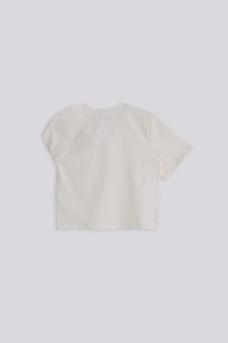 ليا لي Girl White Blouse