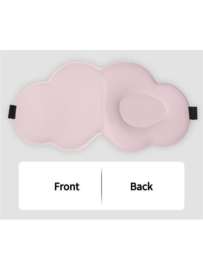 Sharpdo - Sleeping Eye Mask for Men and Women 3D Contouring Cup Sleeping Mask and Eye Mask Overmolded Night Sleeping Mask Shade Soft and Comfortable Eye Mask for Travel Yoga Nap Black - Image 1