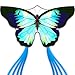 SGftre Green Butterfly Kite Premium Quality Easy to Fly Perfect Outdoor Toy for Kids and AdultsBeach and Park Kite for Family Outdoor Games ActivitiesSilverwing Butterfly - Image 2