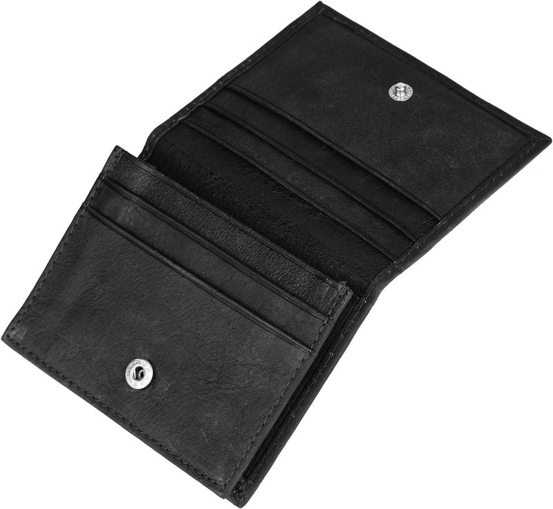 Napa Hide ® Mens Leather Wallet (Black) - Image 3