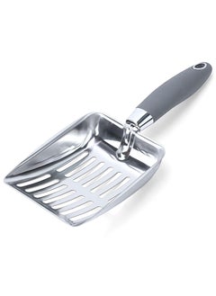 Stainless Steel Cat Litter Scoop, Cat Litter Shovel, Durable and Heavy Duty Kitty Litter Scoop, Comfy Sifting, for Kitty Litter Box