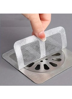 Angel Of Life 20 Pieces Adhesive Bathroom Drain Protector Hair Collector - Drain Insect Protective Drain Strainer  - Image 1