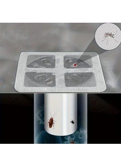 Angel Of Life 20 Pieces Adhesive Bathroom Drain Protector Hair Collector - Drain Insect Protective Drain Strainer  - Image 4