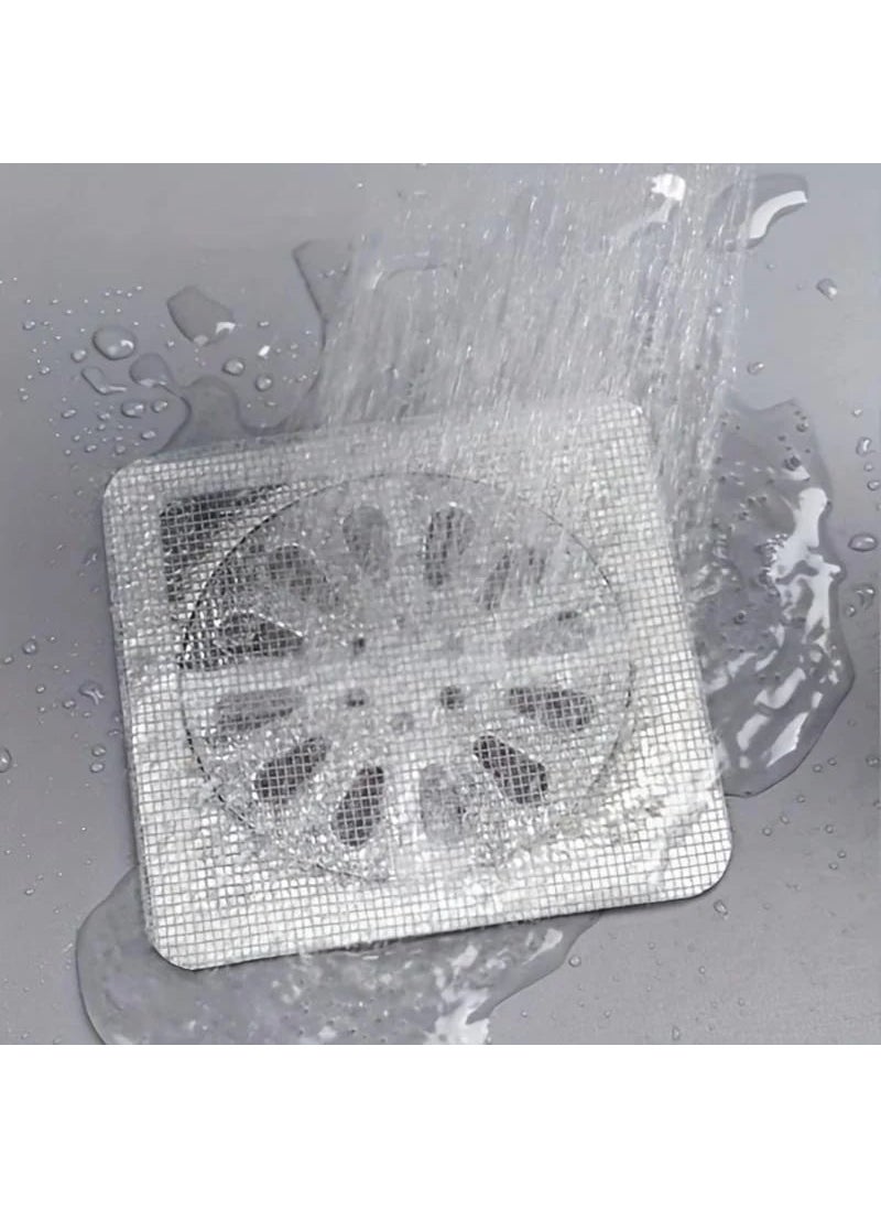 Angel Of Life 20 Pieces Adhesive Bathroom Drain Protector Hair Collector - Drain Insect Protective Drain Strainer  - Image 3