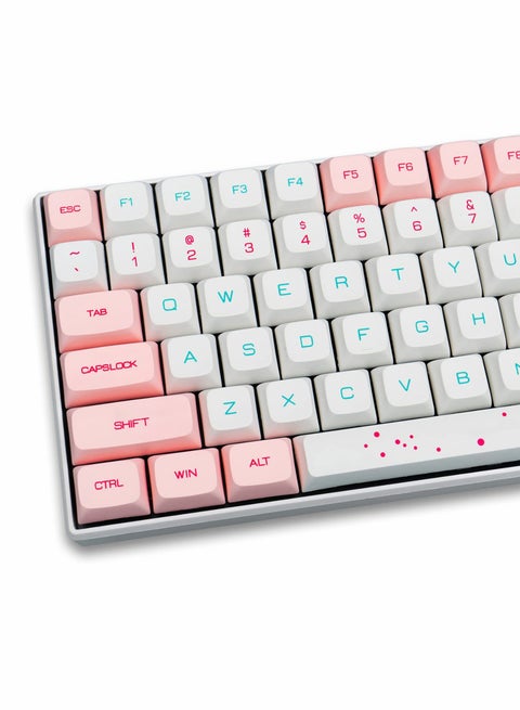 PBT Keycaps 131 Key XDA Profile DYE,SUB Macaron Theme Keycap for Mechanical Gaming Keyboard Compatible with Cherry MX Switch