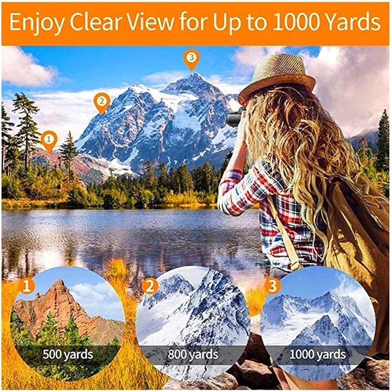 High Power 4K Monocular Telescope 10 300x40mm Waterproof For Birdwatching With Tripod Clip - Image 4