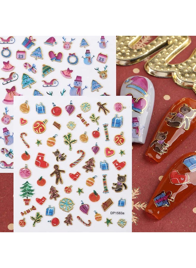 brunson ملصقات تصميم ثلاثي الأبعاد لتزيين الأظافر dp1583a - Image 2