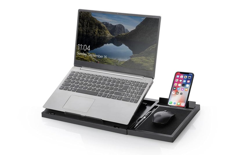 JD FRESH JD FRESH Adjustable MultiAngle Portable Laptop Stand for Desk with Mobile with Detachable Mouse pad Laptop raisers Computer Accessories Laptop Holder for Desk 