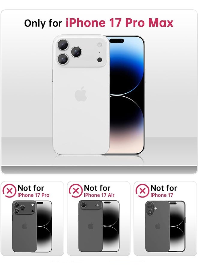 iPhone 17 Pro Max Case with Matte Fog Leopard Cheetah Print Design, Cute Magnetic Phone Cover for Women Girls, Blue Neutral Aesthetic, Slim Shockproof Bumper - Image 2