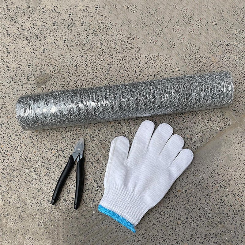Genérico Chicken Coop Netting, Wire Mesh Fence - Durable Galvanized Chicken Wire Chicken Fence Iron, Heavy Duty Garden Fence, Animal Barrier, Hexagonal Netting - Image 3