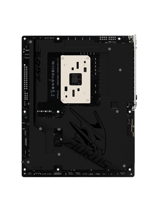 جيجابايت لوحة أم X870E AORUS MASTER X3D – مقبس AMD AM5، شريحة X870E، دعم Ryzen 7000/8000/X3D، ذاكرة DDR5 EXPO، PCIe 5.0، 5× فتحات M.2، LAN بسرعة 10GbE + 5GbE، Wi-Fi 7، USB4 Type-C، VRM متقدم وتبريد، RGB Fusion | 9MX87EMX-00-G10 - Image 3