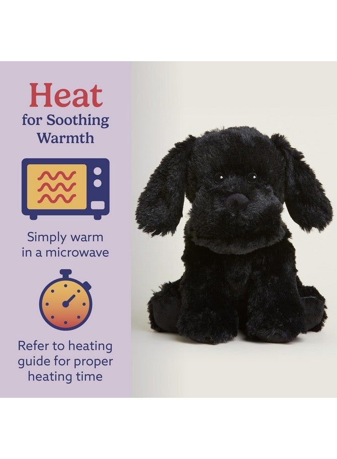 warmies Microwavable & Weighted Stuffed Animals, Black Lab - Heated Stuffed Animal Plushie for Warmth & Comfort - Cute Soft Plush Toys for Adults & Children (Boys, Girls, Babies & Toddlers) - Image 4