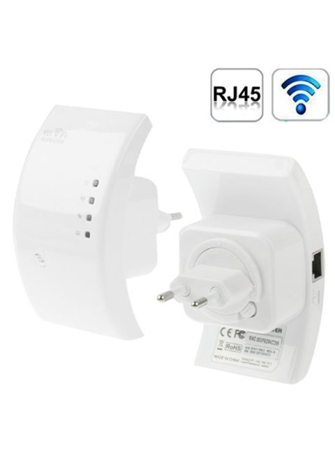 300Mbps Wireless-N WIFI 802.11n Repeater Range Expander (WS-WN518W2)(White)