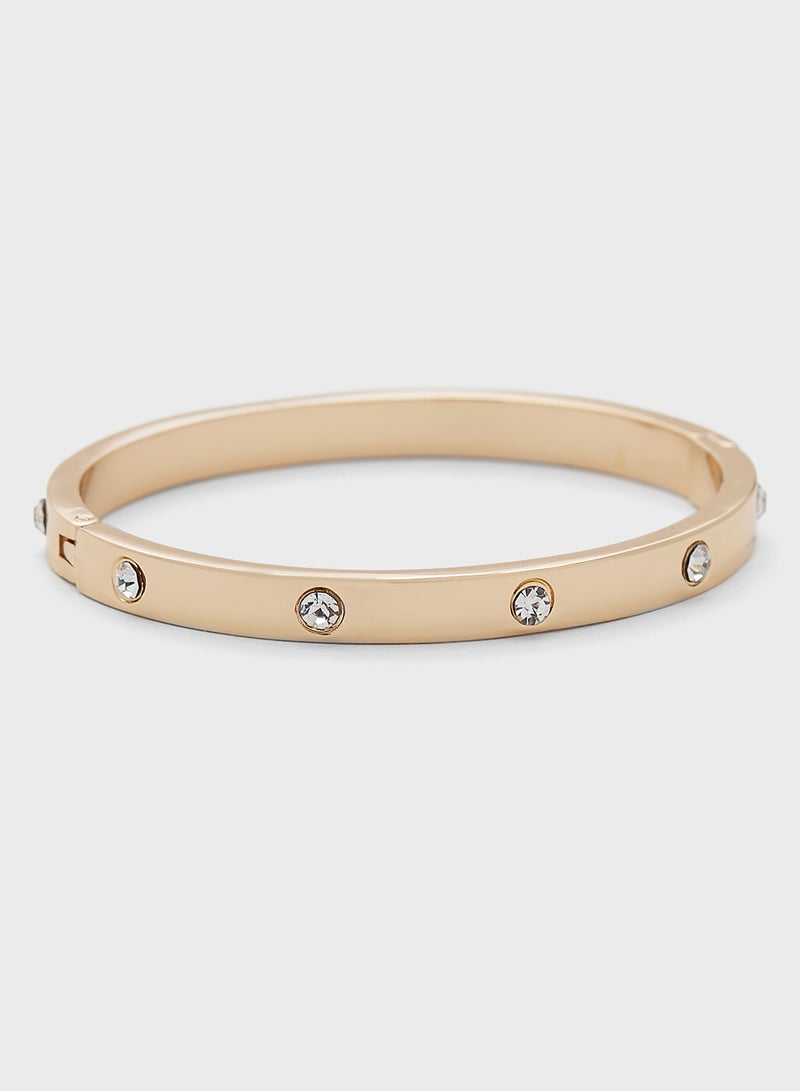 ELLA Diamante Detail Bangle  - Image 1