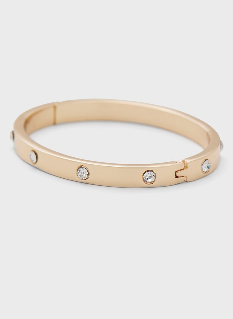 ELLA Diamante Detail Bangle  - Image 2