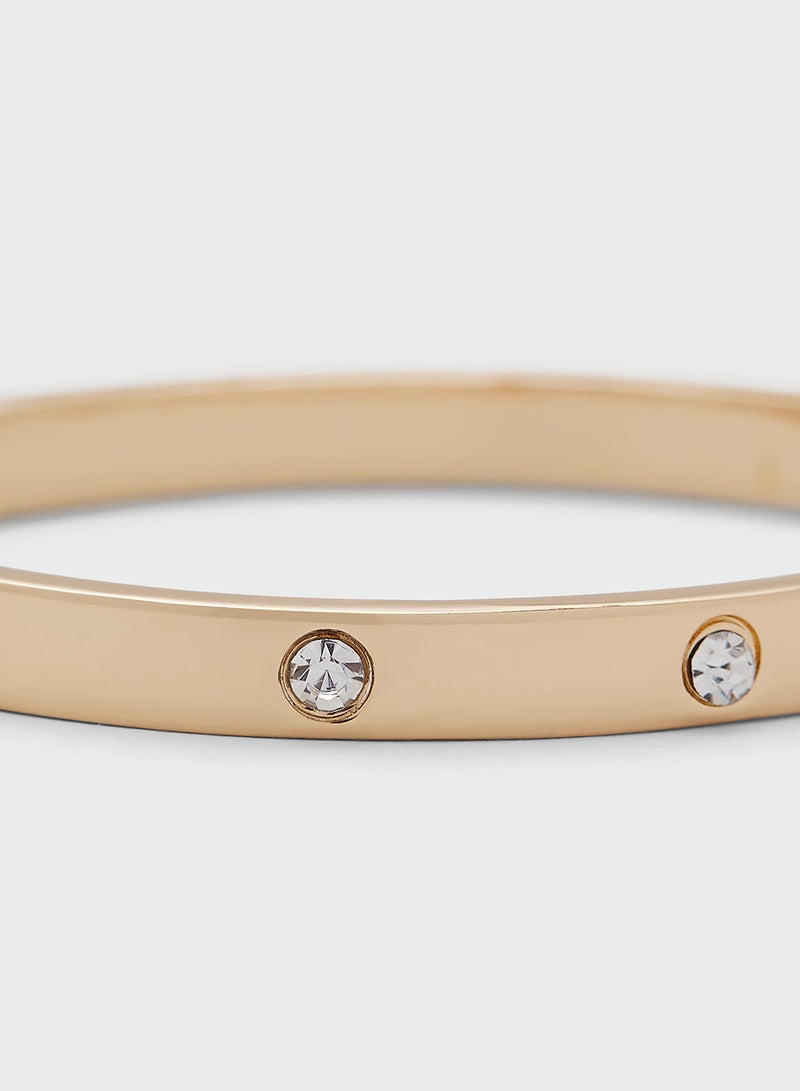ELLA Diamante Detail Bangle  - Image 3