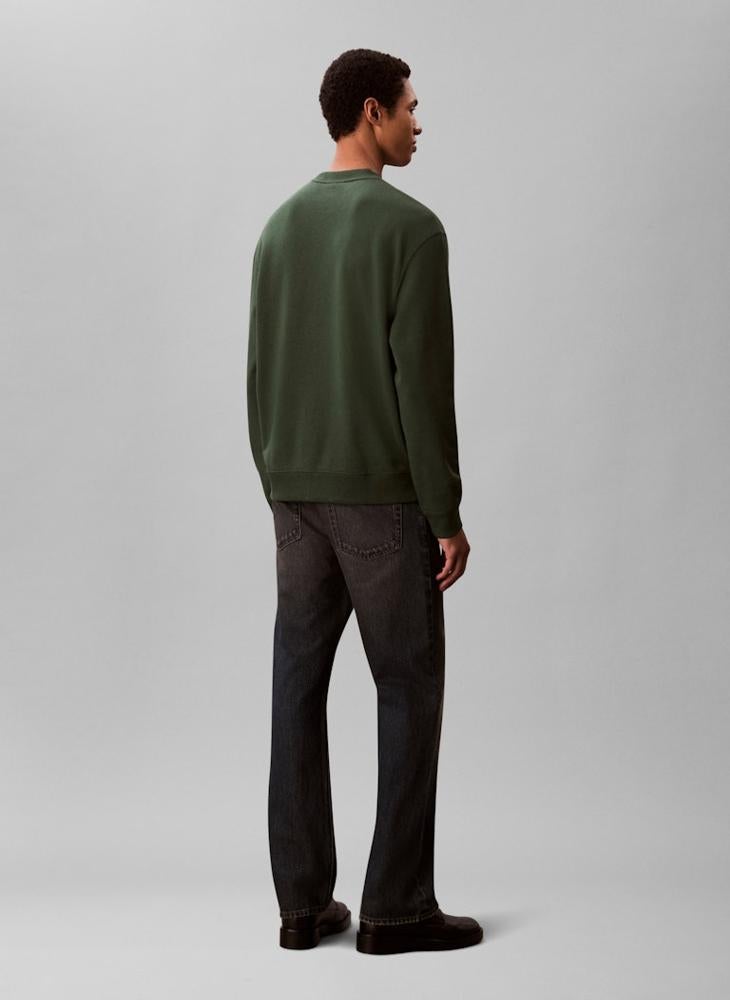 كالفن كلاين جينز سترة قطنية مريحة بشعار - Image 2