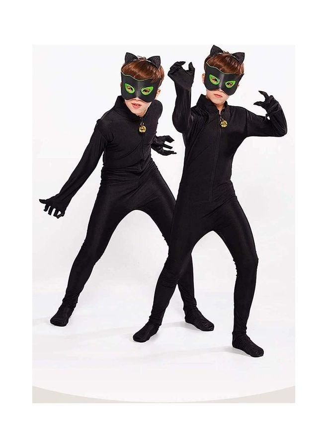 مجموعة أزياء قطة من 4 قطع للأطفال L - Image 3