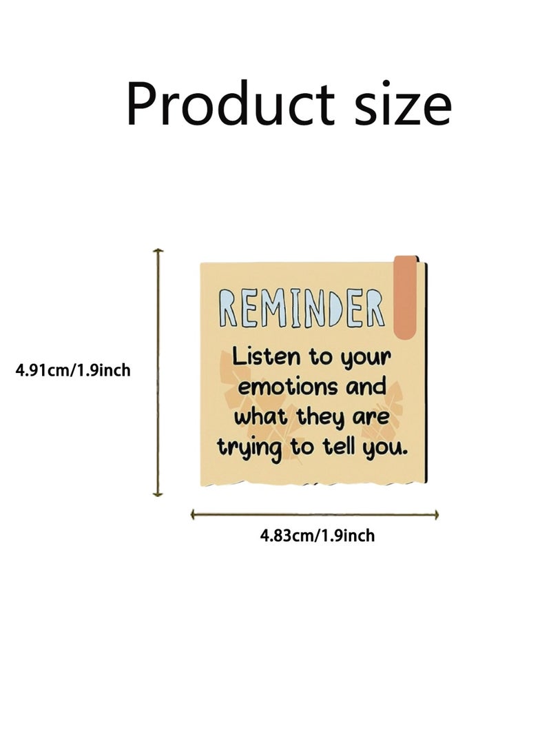 50 Motivational Reminder Stickers - Positive Quote Vinyl Decals, Motivational Self-Adhesive Stickers for Water Bottles, Laptops, Plastic Surfaces, Irregular Shape, Cartoon Pattern, Reusable, Matte Finish, English Text - Image 3