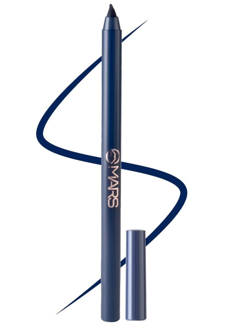 MARS Won't Smudge Won't Budge Smooth Glide Matte Kajal Pencil  Long Stay and Waterproof1.4G 06 Midnight Dreams  Blue  Black - Image 3