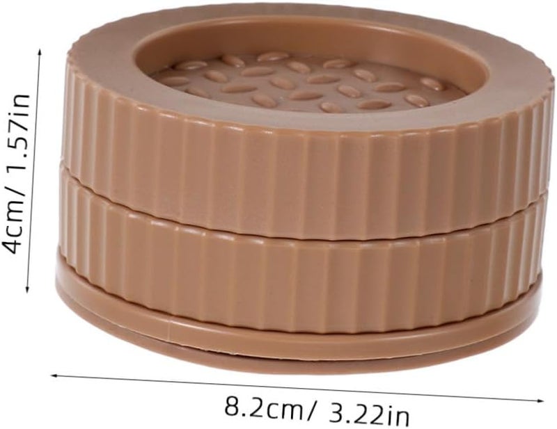 Mipcase 4 قطع من مقويات الأثاث غير القابلة للانزلاق لتعزيز الثبات، وسادات أرضية دائرية للطاولات والكراسي والأسرة لزيادة الارتفاع - Image 2