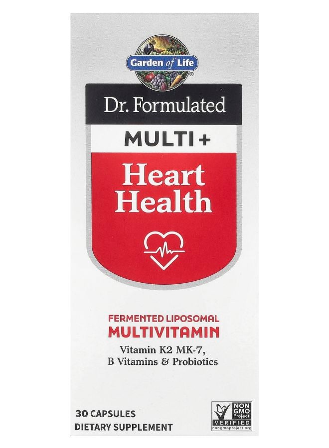 Garden of Life Dr. Formulated Multi+ Heart Health 30 Capsules - Image 1