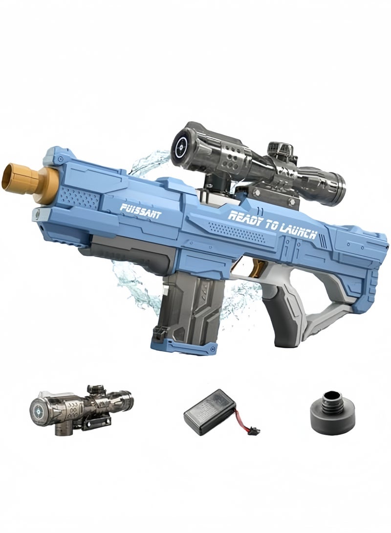 GGEROU Kids Electric Water Blasters, High Pressure Water Blasters Electric Powerful Squirt Blasters, Automatic Large Capacity Water Blasters for Kids & Adults Summer Pool Beach Party  - Image 1