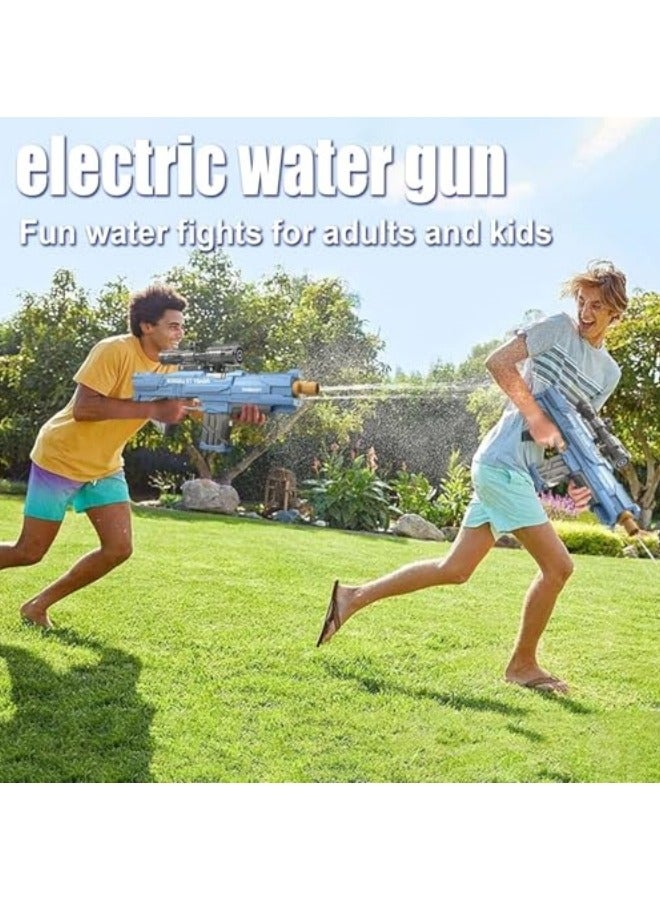 GGEROU Kids Electric Water Blasters, High Pressure Water Blasters Electric Powerful Squirt Blasters, Automatic Large Capacity Water Blasters for Kids & Adults Summer Pool Beach Party  - Image 5