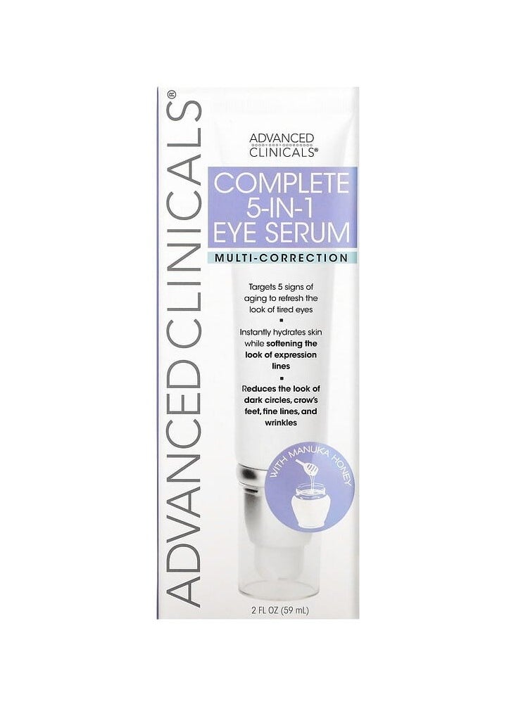 Advanced Clinicals - 5-In-1 Clinical Complete Eye Serum 59ml - Image 1