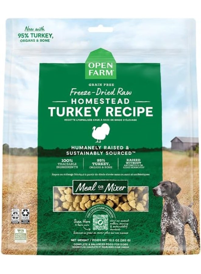 Open Farm Freeze Dried Homestead Turkey Recipe Dry Dog Food 99G - Image 1