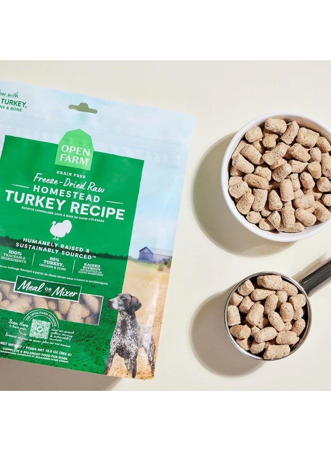 Open Farm Freeze Dried Homestead Turkey Recipe Dry Dog Food 99G - Image 5