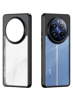 DUX DUCIS DUX DUCIS Aimo Case Anti-Yellowing Clear [Hard PC Back & Soft TPU Bumper] Shockproof Protective Phone Case Cover compatible with Realme 12 Pro /Realme 12 Pro Plus / Realme P1 Pro (Black)  - Image 1