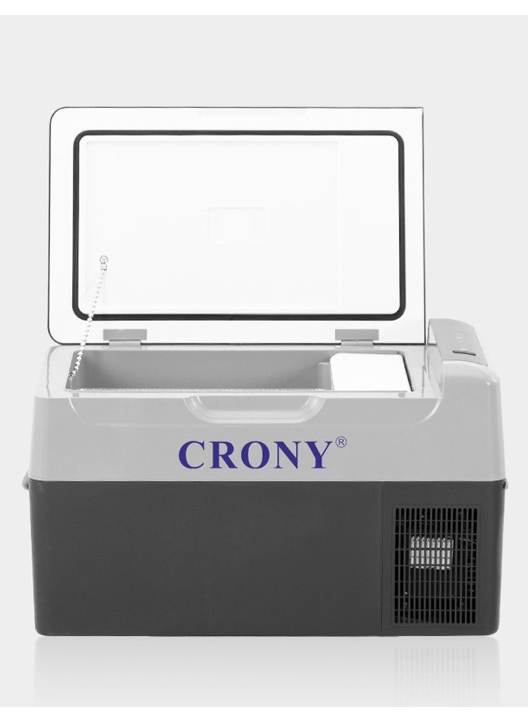Crony - C22 Portable Car Refrigerator | 22L Compressor Fridge & Freezer | -20°C to 20°C | DC 12V/24V, 60W | LED Control Panel, Ice Box, USB Power Outlet, App Control & Car Battery Protection - Image 1
