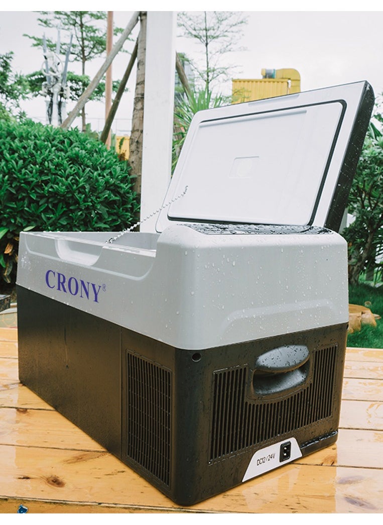 Crony - C22 Portable Car Refrigerator | 22L Compressor Fridge & Freezer | -20°C to 20°C | DC 12V/24V, 60W | LED Control Panel, Ice Box, USB Power Outlet, App Control & Car Battery Protection - Image 1