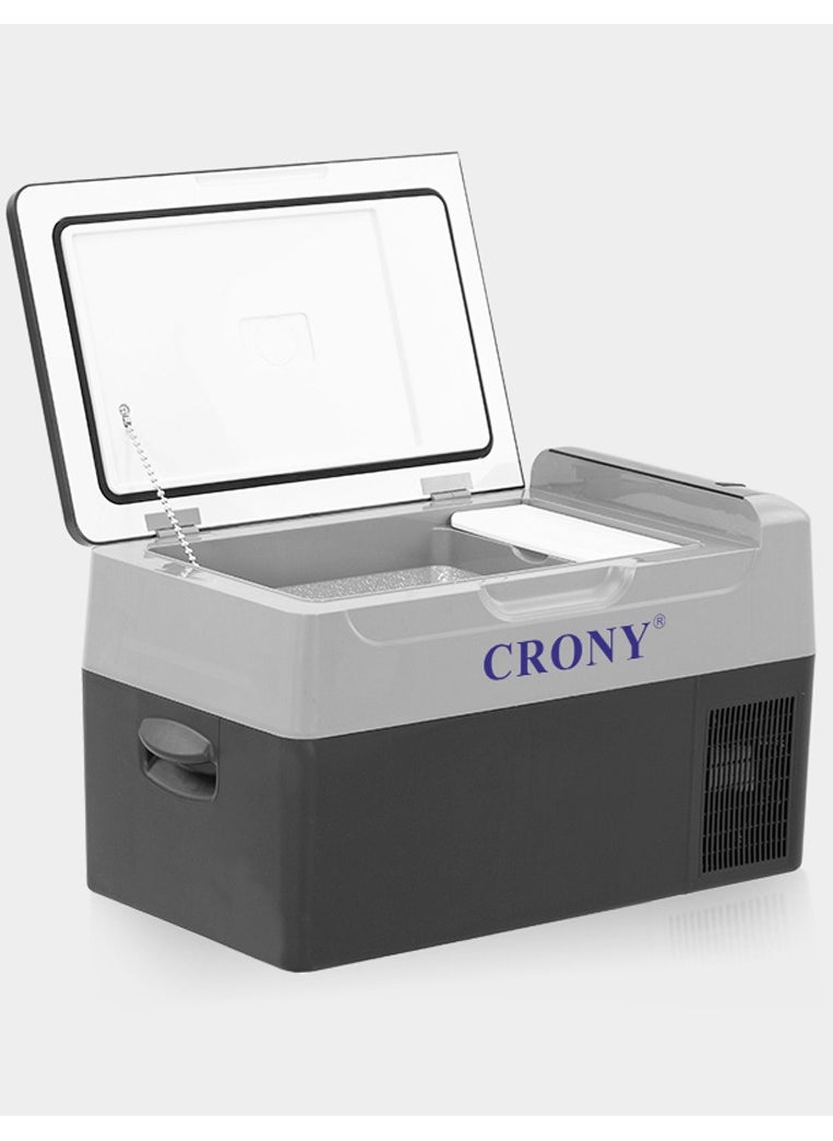 Crony - C22 Portable Car Refrigerator | 22L Compressor Fridge & Freezer | -20°C to 20°C | DC 12V/24V, 60W | LED Control Panel, Ice Box, USB Power Outlet, App Control & Car Battery Protection - Image 1