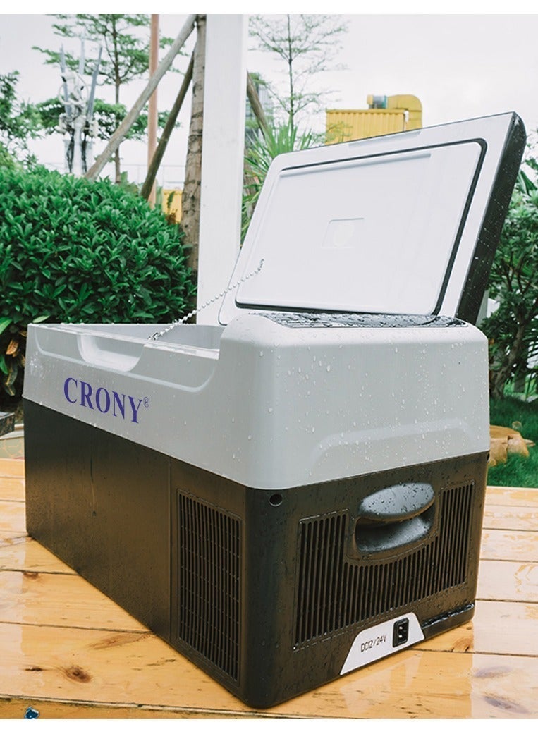 كروني ثلاجة ومجمد سيارة محمولة كروني G22 سعة 22 لتر - تبريد حراري كهربائي من -20 درجة مئوية إلى 20 درجة مئوية، طاقة تيار مستمر مزدوج 12 فولت/24 فولت، استهلاك منخفض للطاقة 60 واط، لوحة تحكم LED، اتصال بالتطبيق، صندوق ثلج مدمج، منفذ طاقة USB، حماية لبطارية السيارة، مثالية للتخييم والرحلات البرية والمغامرات الخارجية. - Image 5