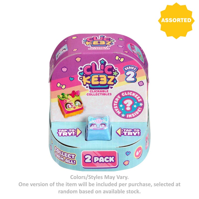 Clickeez Series 2 Clickable Keyboard Collectables Set (Pack of 2, Assorted) - Image 1