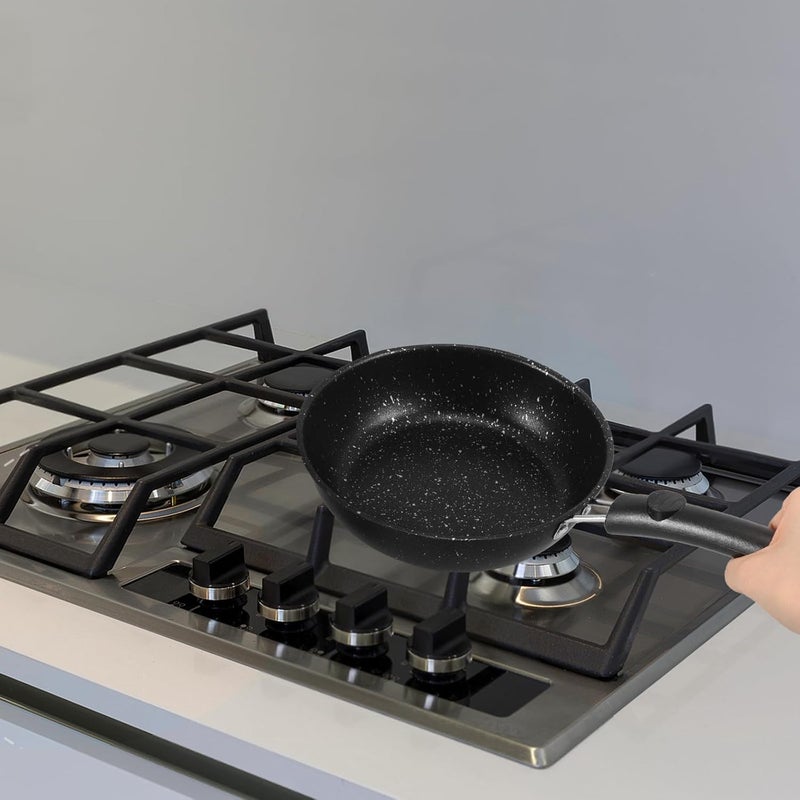 Non-stick Small Frying Pan 20cm Granite Coating Omelette Skillet for Home Cooking Egg Pan Safe for Everyday Use - Image 4
