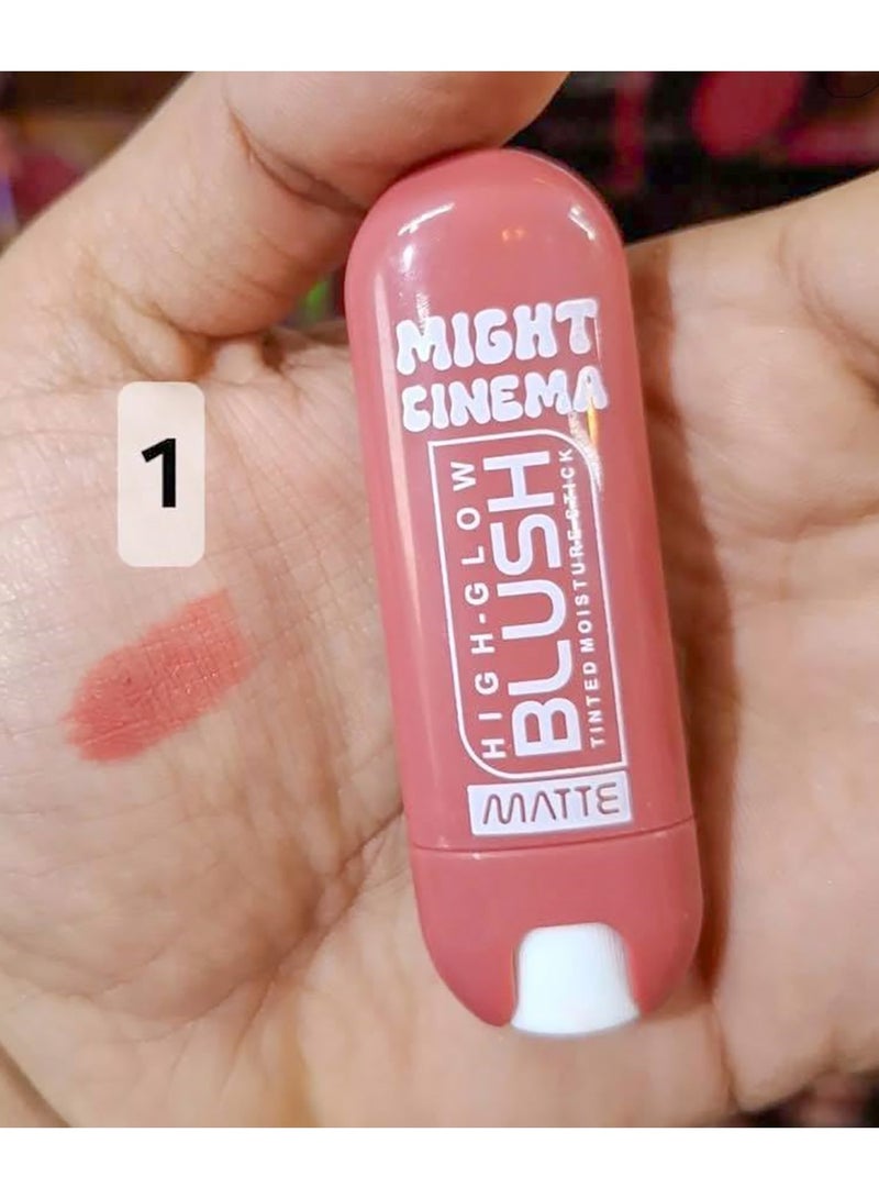 Might Cinema Matte stick blusher, soft on the skin, from Might Cinema, -color 101 - Image 2