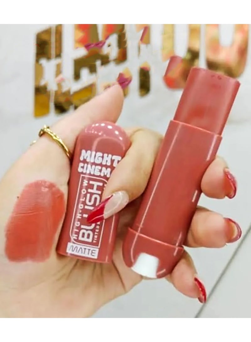Might Cinema Matte stick blusher, soft on the skin, from Might Cinema, -color 101 - Image 1