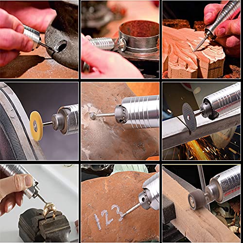 VOTOER Flex Shaft Grinder Carver Rotary Tool Hanging Carving Multi-function Metalworking Tools, Foot Pedal Control, 30pcs, for carving, buffing, drilling, polishing, sanding, cutting, cleaning - Image 5