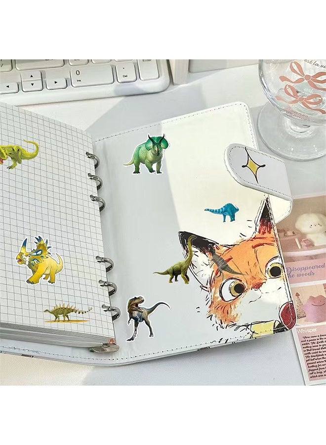 50-Piece Self-Adhesive Waterproof Dinosaur Sticker Set - No Duplicates - Image 5