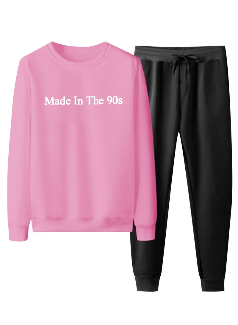 KUYING New Round Neck Sweatshirt And Pants For 2024  - Image 1
