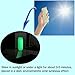 Deiviko Little Ouchies Fidget Stim Tool Pocket Mini Fidget Toy for Adults Luminous Pain Stim Fidget3D Printed Venting Key Pendant Spiky Grippie Stim Keychain for Anxiety Relief Positive Novelty Gifts - Image 4