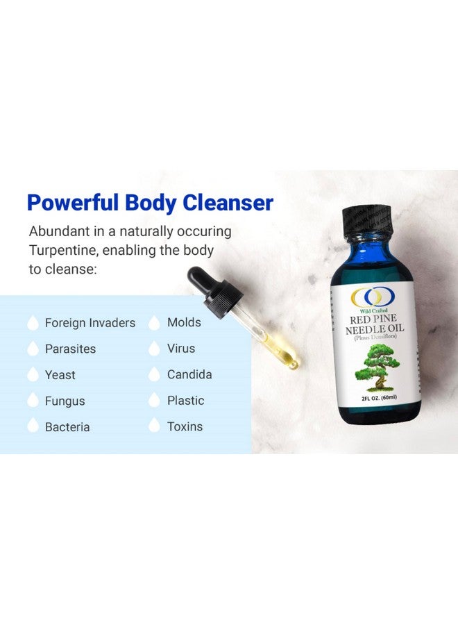 Optimally Organic Red Pine Needle Oil 2oz - Daily Drops for Extreme Immune Support - BioActive Cell & DNA Support - 1290 Drops - 3 to 7 Drops Per Dose -Vegan Body Cleanse - Longevity Oil - Image 3